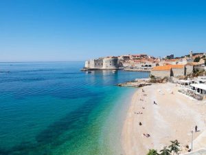 Dubrovnik Croatia Old Town Beach