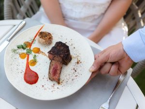 Filet Mignon served at Royal Crown Grill House in Dubrovnik