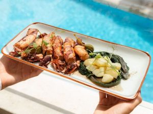 Adriatic Squid served at Sunset Restaurant in Dubrovnik