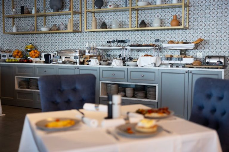 Gourmet breakfast buffet at Vista Restaurant, Royal Blue Hotel Dubrovnik