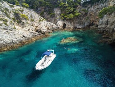 Speedboat Ragusa Cruise to Elaphiti Islands in Royal Hotels & Resort, near Dubrovnik Croatia